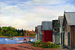 Gaspereau Bait Sheds PEI - Maurice Bernard
